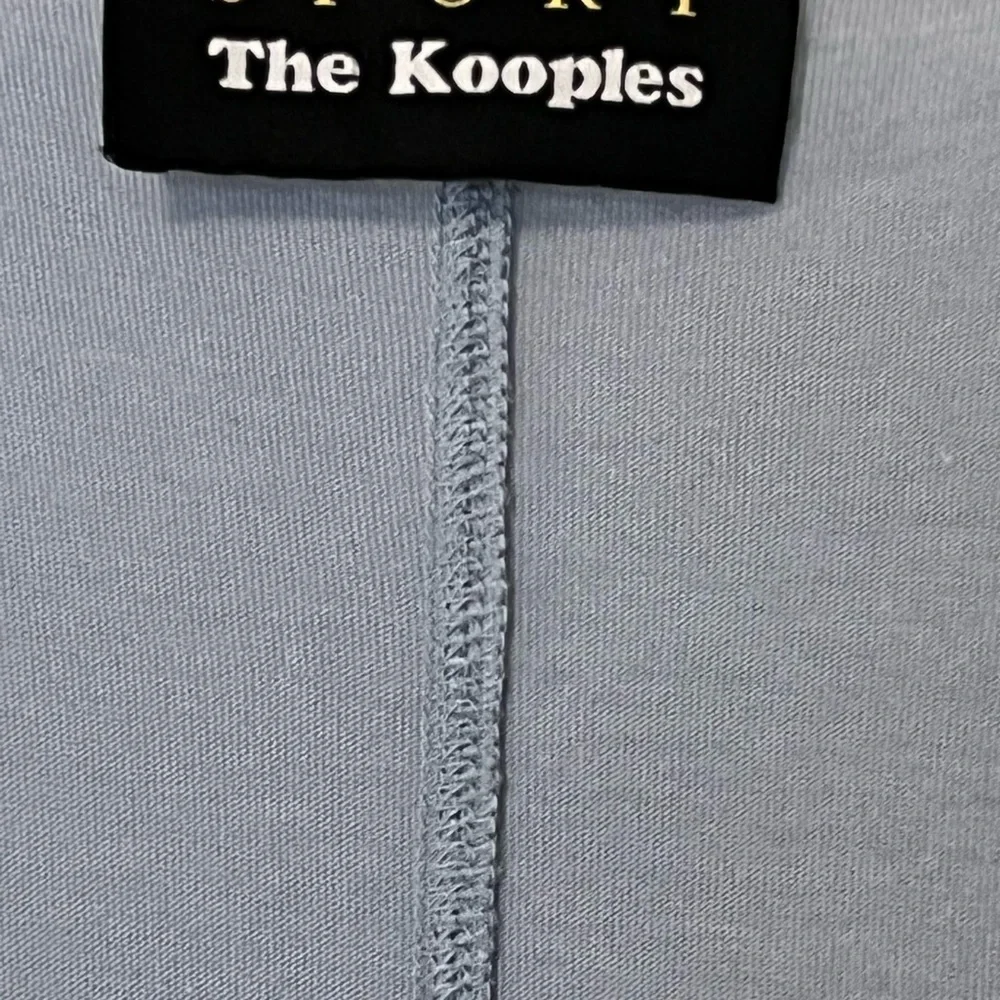 The Kooples Sport Silk Sleeveless Half Zip Front Women’s top Blue - Picture 4 of 15